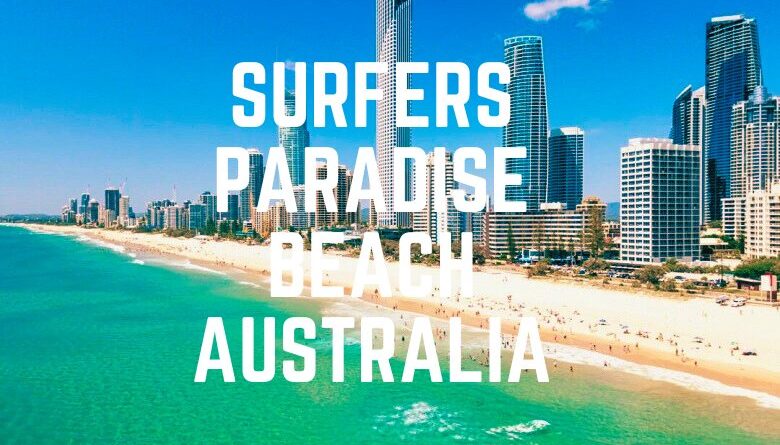 Surfers Paradise Beach In Gold Coast Queensland