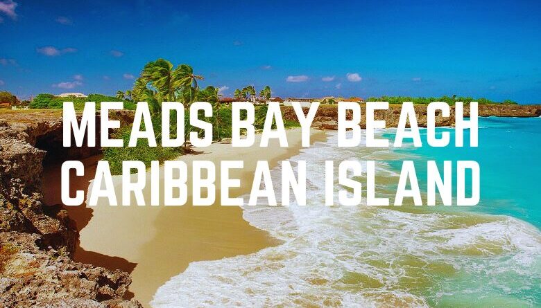 Meads Bay Beach Caribbean island